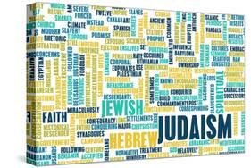 Judaism or Jewish Religion as a Concept-kentoh-Stretched Canvas