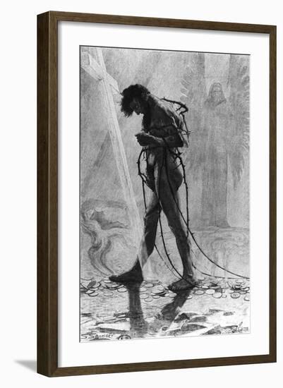 Judas, 1896-Sascha Schneider-Framed Giclee Print