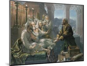 Judas and the Thirty Pieces of Silver for Betraying Christ-Hubert von Herkomer-Mounted Giclee Print