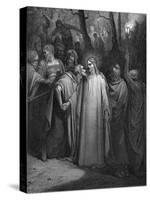 Judas Betraying Christ with a Kiss, 1866-Gustave Doré-Stretched Canvas