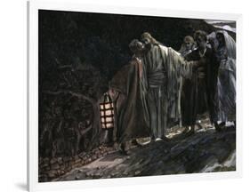 Judas Betraying Jesus with a Kiss-James Tissot-Framed Giclee Print