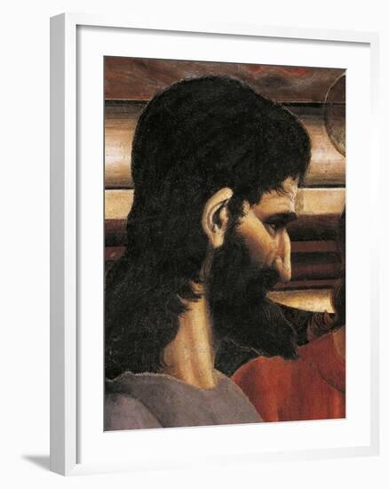 Judas' Face, Detail from the Last Supper, 1450-Andrea Del Castagno-Framed Giclee Print