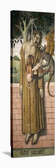 Judas Hanging Himself, 1491, in Notre-Dame Des Fontaines Chapel, La Brigue, France-Giovanni Canavesio-Stretched Canvas