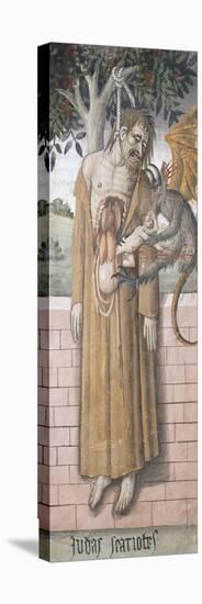 Judas Hanging, Scene from Christ's Passion, Fresco, 1492-Giovanni Canavesio-Stretched Canvas