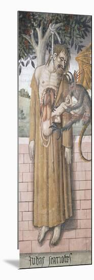 Judas Hanging, Scene from Christ's Passion, Fresco, 1492-Giovanni Canavesio-Mounted Giclee Print