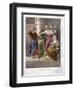 Judas repents and in remorse, returns the thirty pieces of silver, 1869 (chromolitho)-English School-Framed Giclee Print