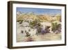 Judean desert in the Holy Land c1910-Harold Copping-Framed Giclee Print