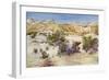 Judean desert in the Holy Land c1910-Harold Copping-Framed Giclee Print