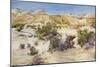 Judean desert in the Holy Land c1910-Harold Copping-Mounted Giclee Print
