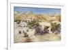 Judean desert in the Holy Land c1910-Harold Copping-Framed Giclee Print