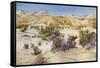 Judean desert in the Holy Land c1910-Harold Copping-Framed Stretched Canvas