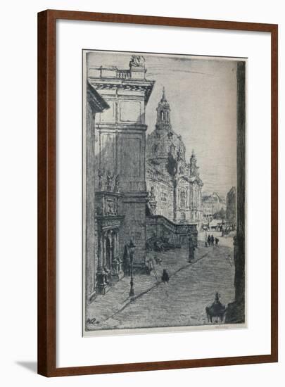 'Judenhof, Dresden', c1913-Walter Zeising-Framed Giclee Print