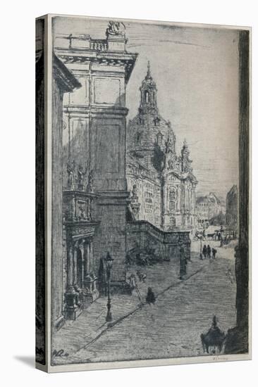 'Judenhof, Dresden', c1913-Walter Zeising-Stretched Canvas