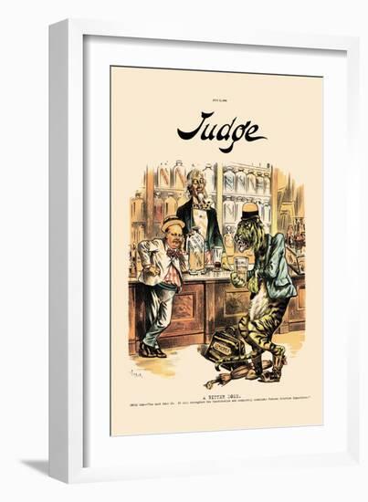 Judge: A Bitter Dose-null-Framed Art Print