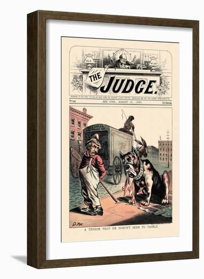 Judge: A Terror That He Doesn't Seem to Tackle-null-Framed Art Print