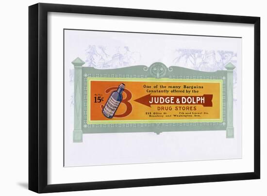 Judge and Dolph-null-Framed Art Print