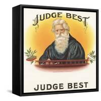 Judge Best-Art Of The Cigar-Framed Stretched Canvas