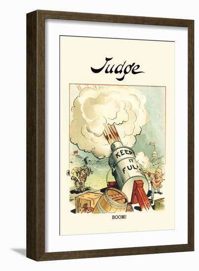 Judge: Boom!-Grant Hamilton-Framed Art Print