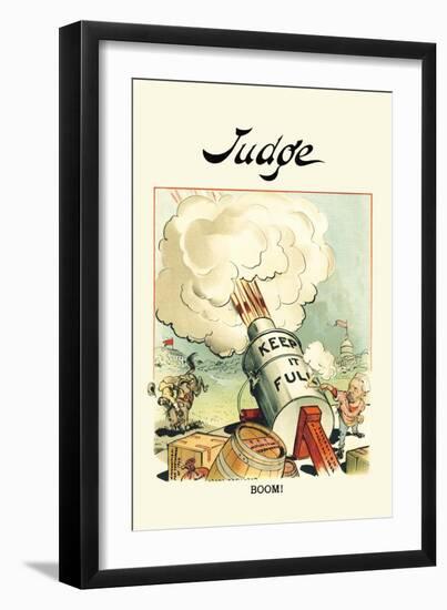 Judge: Boom!-Grant Hamilton-Framed Art Print