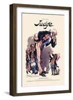 Judge: Bourbon Boycott!-null-Framed Art Print