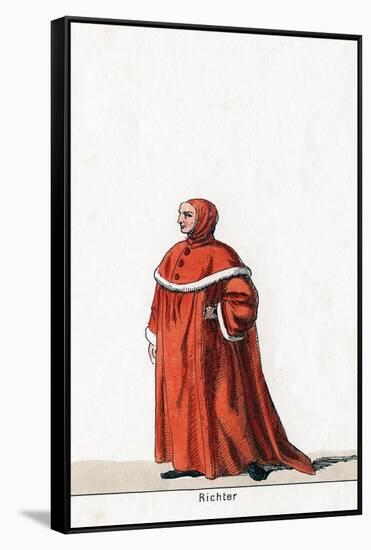 Judge, Costume Design for Shakespeare's Play, Henry VIII, 19th Century-null-Framed Stretched Canvas