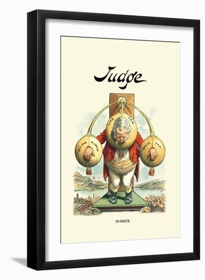 Judge: England in Hock-null-Framed Art Print