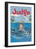 Judge: Fore!-null-Framed Art Print