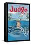 Judge: Fore!-null-Framed Stretched Canvas