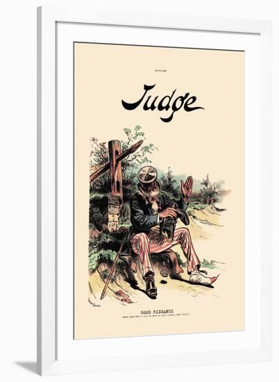 Judge: Good Riddance-null-Framed Art Print