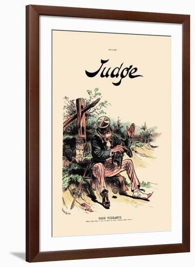 Judge: Good Riddance-null-Framed Art Print