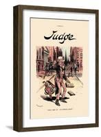 Judge: Gosh, Hang It! I'm Buncoed Again.-null-Framed Art Print