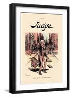 Judge: Gosh, Hang It! I'm Buncoed Again.-null-Framed Art Print