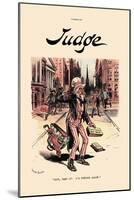 Judge: Gosh, Hang It! I'm Buncoed Again.-null-Mounted Art Print