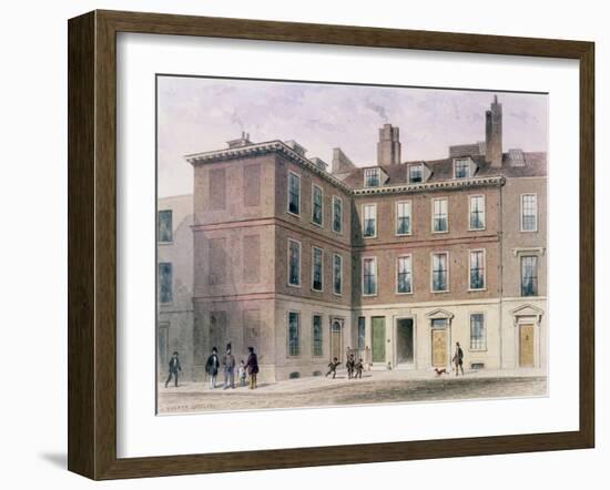 Judge Jeffrey's House, 1853-Thomas Hosmer Shepherd-Framed Giclee Print