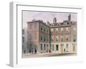 Judge Jeffrey's House, 1853-Thomas Hosmer Shepherd-Framed Giclee Print