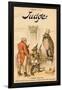 Judge Magazine: A Friendly Admonition-Bernhard Gillam-Framed Art Print