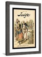 Judge Magazine: Canada Bars Out American Boodlers-Bernhard Gillam-Framed Art Print