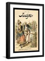 Judge Magazine: Canada Bars Out American Boodlers-Bernhard Gillam-Framed Art Print