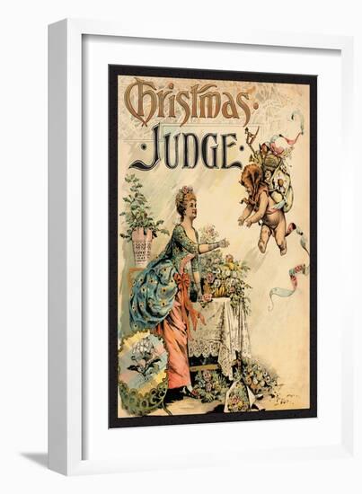 Judge Magazine: Christmas Judge-null-Framed Art Print