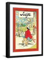 Judge Magazine: Finish Line-Grant Hamilton-Framed Art Print