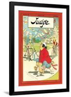 Judge Magazine: Finish Line-Grant Hamilton-Framed Art Print