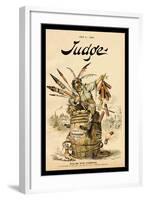 Judge Magazine: Fooling with Fireworks-Grant Hamilton-Framed Art Print