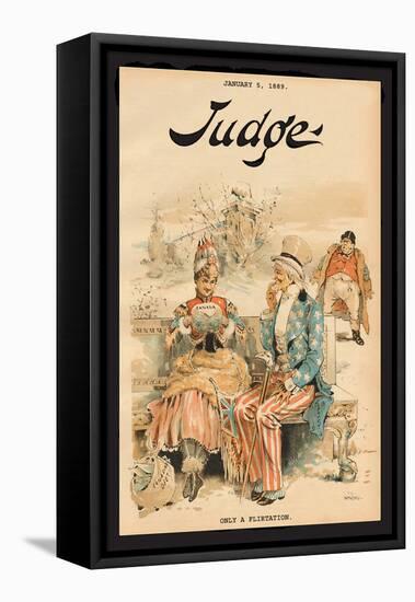 Judge Magazine: Only a Flirtation-Grant Hamilton-Framed Stretched Canvas