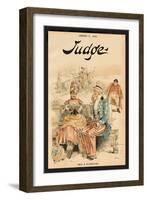 Judge Magazine: Only a Flirtation-Grant Hamilton-Framed Art Print