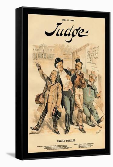 Judge Magazine: Razzle-Dazzled-Bernhard Gillam-Framed Stretched Canvas