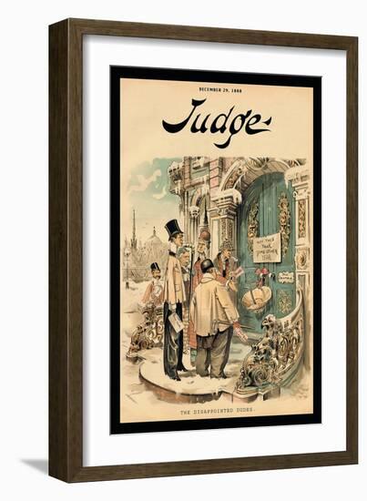 Judge Magazine: The Disappointed Dudes-Grant Hamilton-Framed Art Print