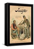 Judge Magazine: The Goose That Lays the Golden Eggs-Bernhard Gillam-Framed Stretched Canvas