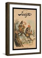 Judge Magazine: The Jealous Monkey-null-Framed Art Print