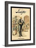 Judge Magazine: The Presidential Prestidigitateur-Grant Hamilton-Framed Art Print