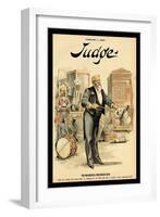 Judge Magazine: The Presidential Prestidigitateur-Grant Hamilton-Framed Art Print